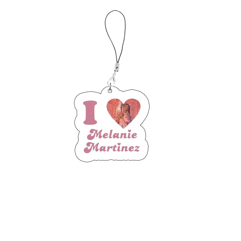 Melanie Martinez Keychain Mobile Phone Chain Acrylic Melanie Martinez Key Ring Pendant Accessories Jewelry Fans Gifts 