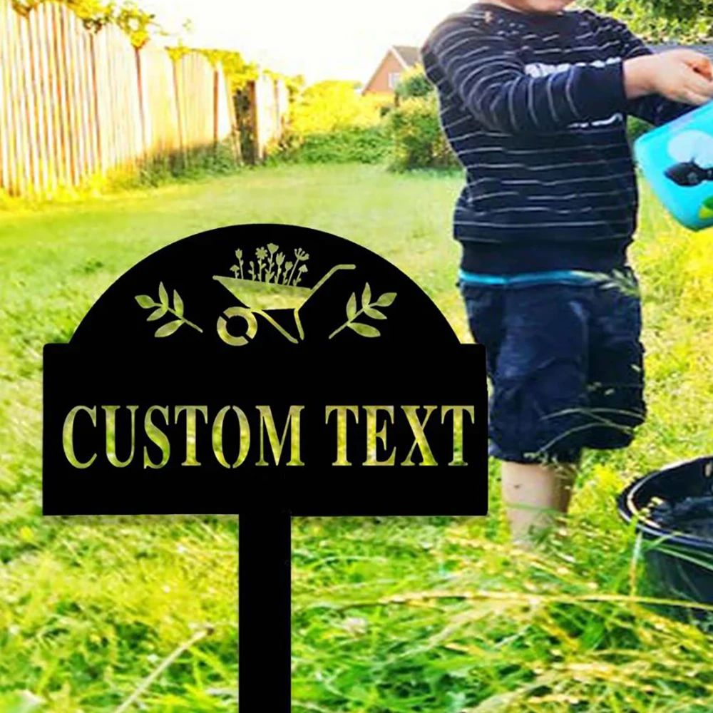 custom garden flags with stakes, metal garden flags, personalized garden stakes, yard flags, yard decorations, home garden flags