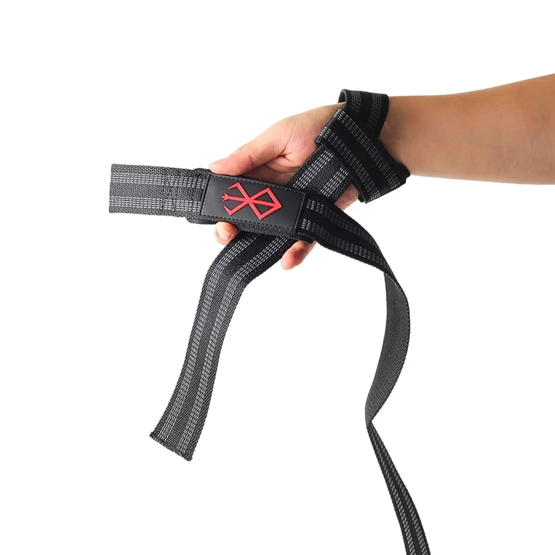 

AZ-1Pair Wrist Wraps Anti-Slip Fitness Wrist Support Gym Strength Training Deadlifts Straps Pull Up Weightlifting Hand Band
