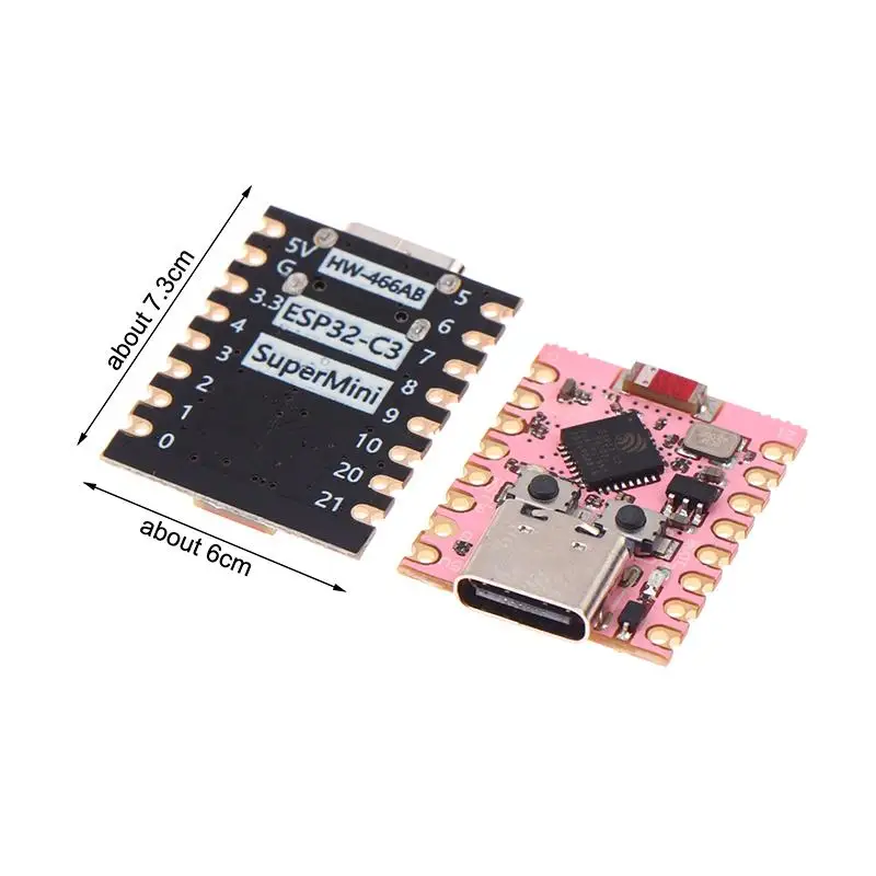 1/2/3 Buah Papan Pengembangan ESP32-C3 2.4GHz Wi-Fi Bluetooth ESP32 Papan SuperMini Mikrokontroler Inti Ganda untuk Arduino