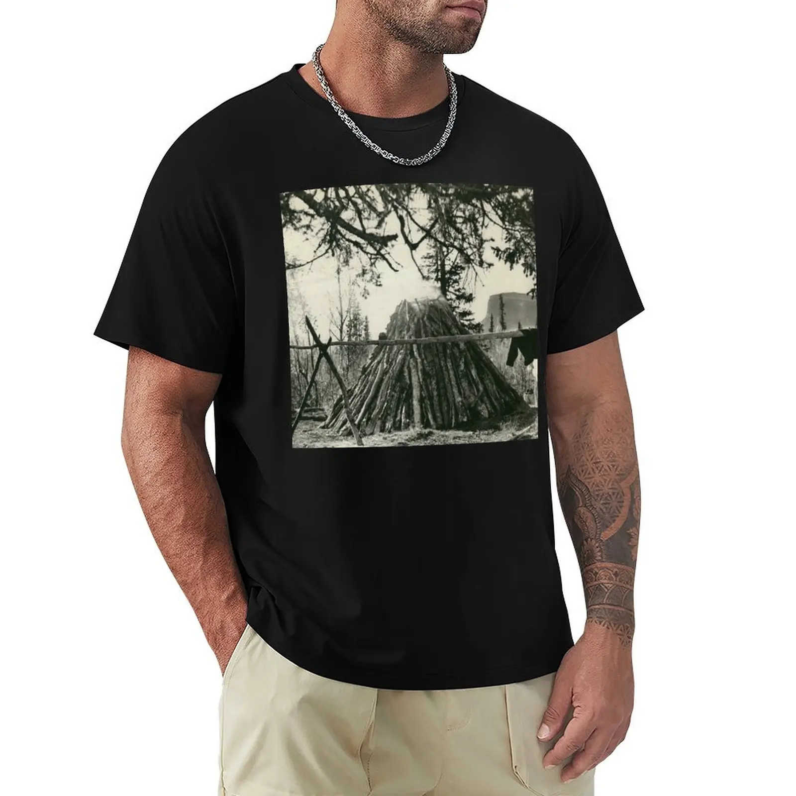 Mount Eerie - Sauna (bonfire) T-Shirt man t shirts graphic T-Shirt