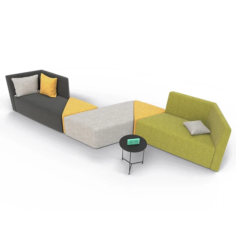 

Modern Combined Office Sofa Furniture Hotel Library Station Airport Terminal Public Areas Waiting Room Modular Seats Sofa Cover