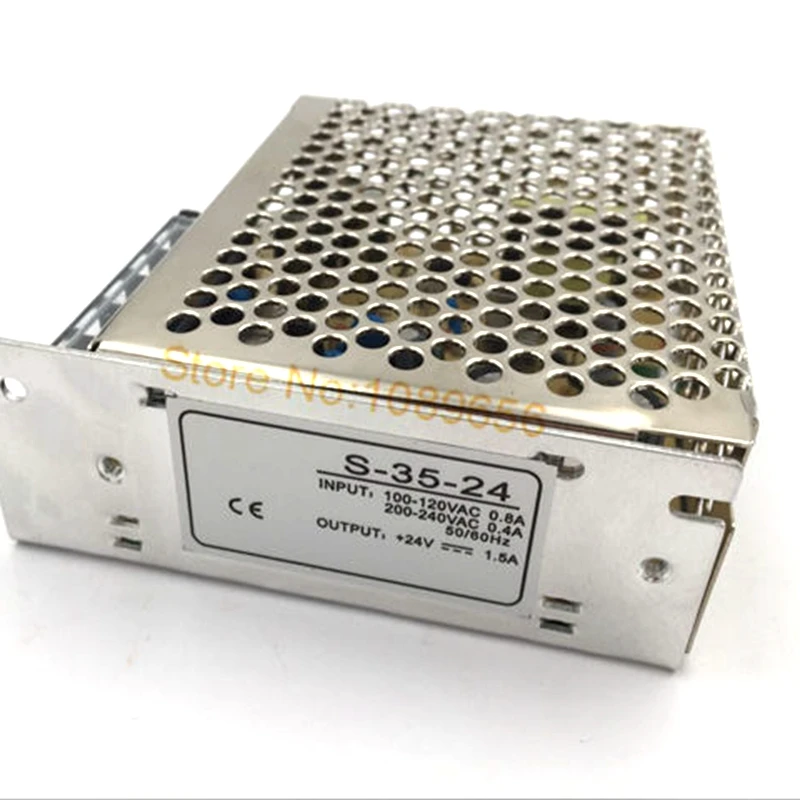 S-25 S-35-5 -12v -15v -24v Single Output Switching Power Supply Ac Dc Converter Variable DC Voltage Regulator