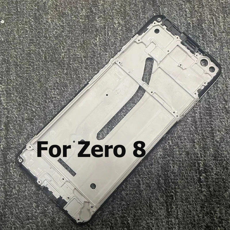 New For Infinix Zero 8 Front LCD Frame Bezel Middle Frame Back Housing Case Mid Plate X687