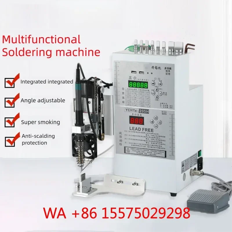 Multifunctional Semi Automatic USB Spot Welding Solder Machine Precision Soldering Station DC Plug LED Light