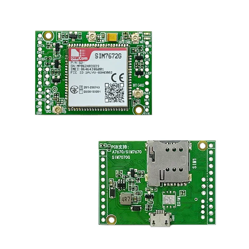 SIMcom SIM7672G SIM7672G-MNGV SIM7672G-LNGV Core Board Global version, Qualcomm chip, support Data+GNSS(optional) without voice.