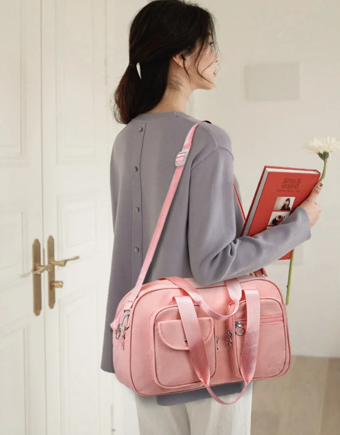 

Women Travel Bag Nylon Handheld Travel Bags Carry On Luggage bag Large Capacity Weekender Gym Sports Holdall Overnight sac сумка