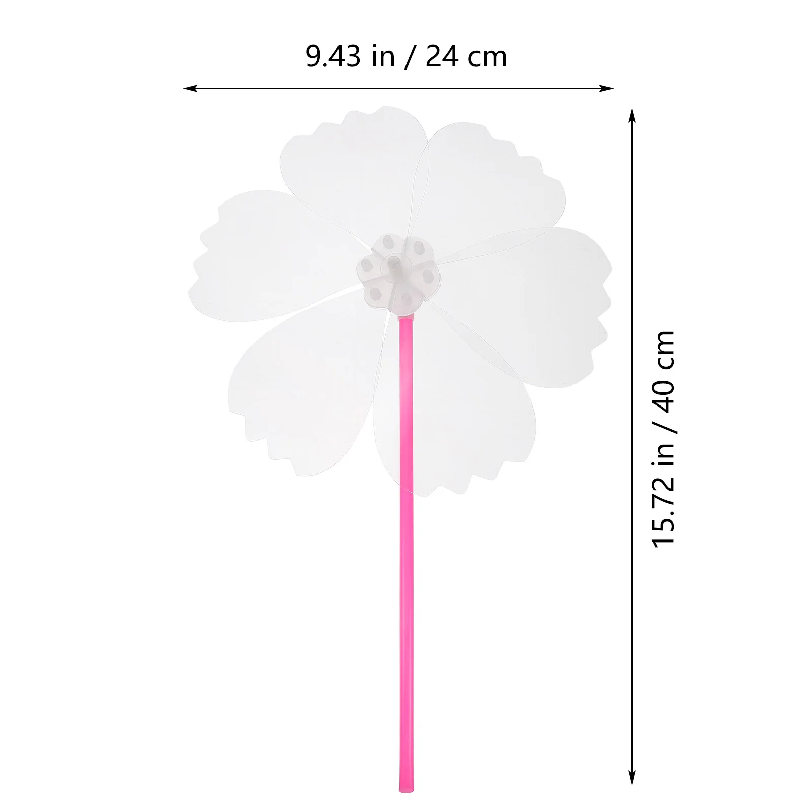 

6pcs Diy Graffiti Windmill Transparent Unfinished Pinwheel Set For Garden Yard Decor Plastic Handmade Painting Kit Rotatable