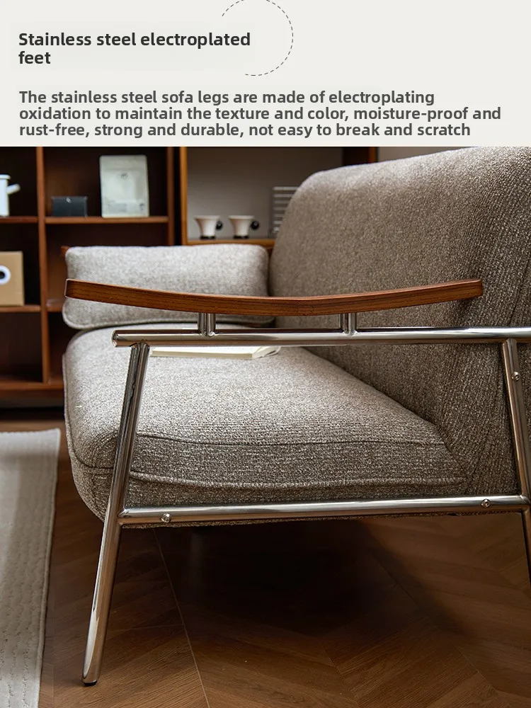 ศิลปะผ้ายุคกลางที่ทันสมัยเรียบง่ายอพาร์ทเมนต์ขนาดเล็กห้องใต้หลังคาดูเพล็กซ์อพาร์ทเมนท์เตียงและอาหารเช้าเก้าอี้โซฟาคู่