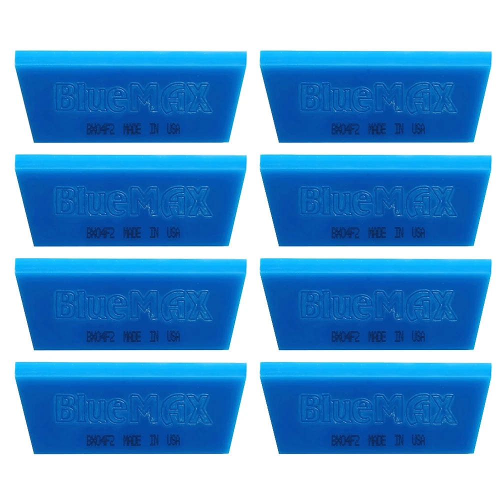 8PCS BLUEMAX Rubber Spare Blade for Handle Window Tint Squeegee Vinyl Car Wrapping Car Sticker Glue Scraper Snow Shovel B07