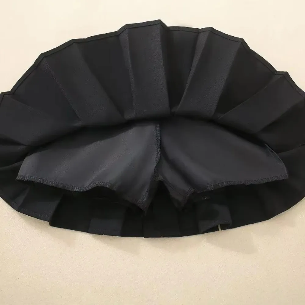 Solid Color Girls Pleated Skirt Spring Summer College Style a-line Short Skirt Little Girl's Half Skirt School Teenage Girls