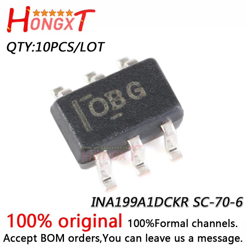 10PCS 100% NEW INA199A1DCKR SC-70-6.Chipset