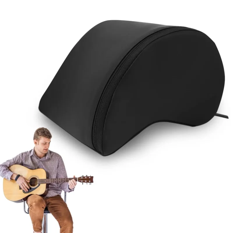 1 szt. Wielofunkcyjna gitara miękka podkładka pod nogi trwałe akcesoria do instrumentów muzycznych przenośna nowa poduszka do gitary ludowej podkładka pod nogi gitary