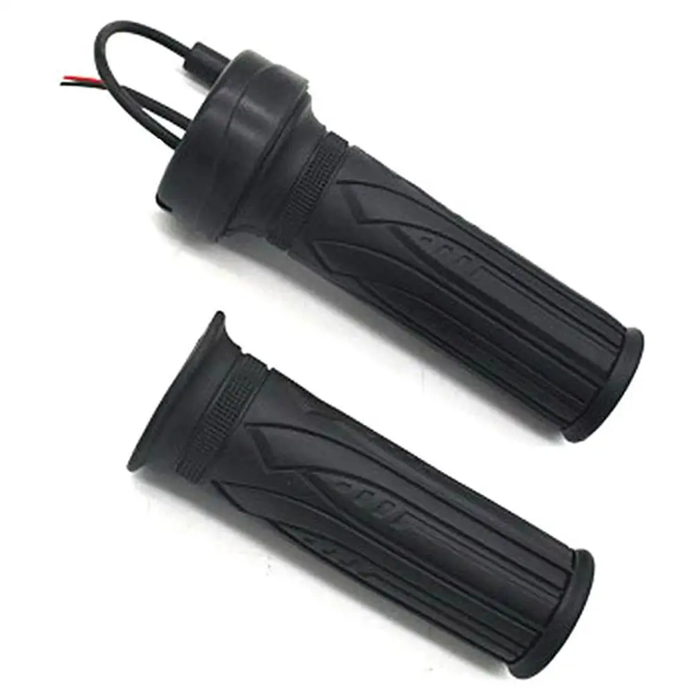 1 Pair 12-72v Accelerator Handle Electric Bike Twist Throttle Grip Electric Bicycle Replacement Parts