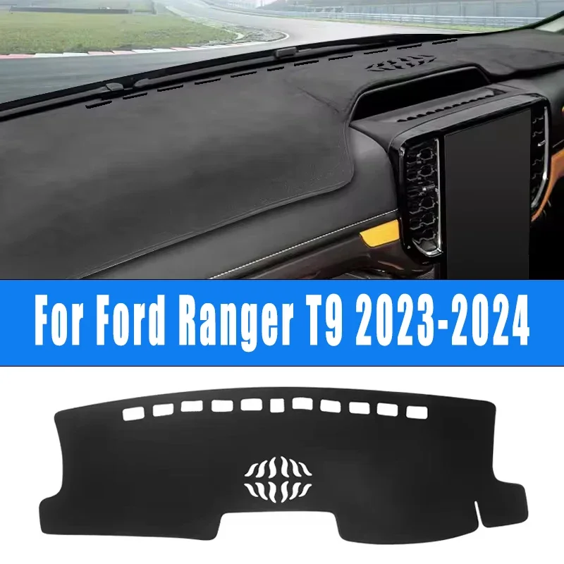 

Car Dashboard Mat Dash Cover Center Console Pad Custom Nonslip Cape Sunshade Accessories For Ford Ranger T9 2023-2024