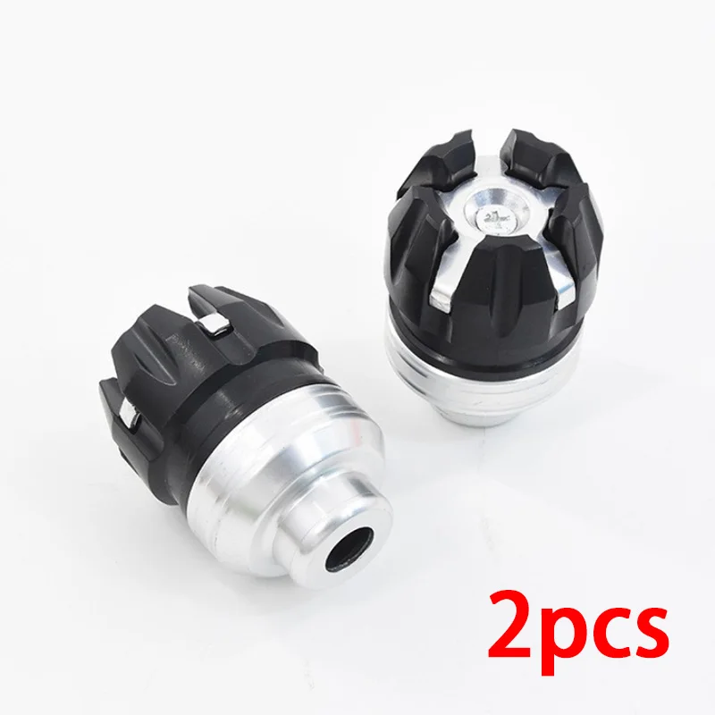 2Pcs Motorcycle CNC Aluminum Frame Sliders Crash Falling Protection Protector Pad for Sport Bike Mod Parts`