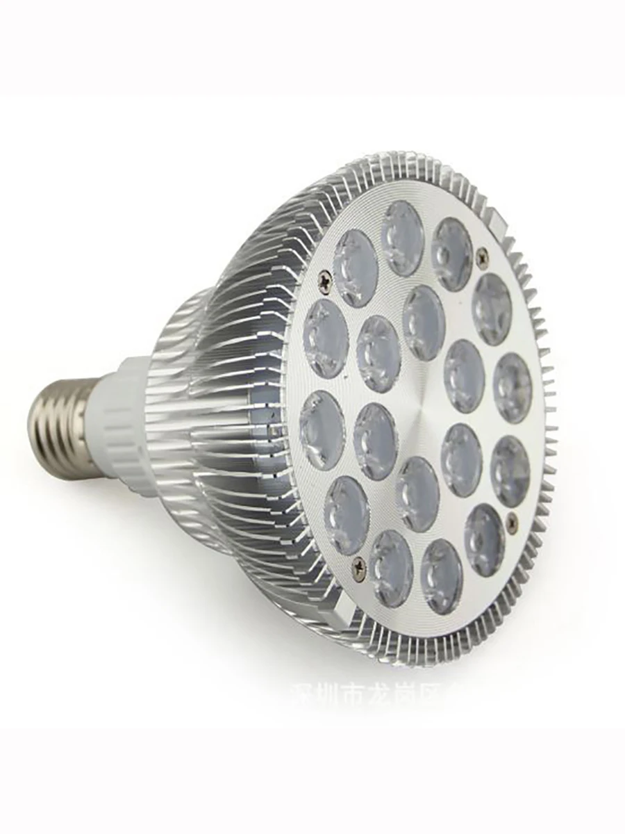 Imagem -02 - Potência E27 E26 18x2w 36 Par 38 Lâmpada Led Ac85265v Legal Natural Branco Quente Led Spotlight Lâmpada 20 Peças Lote de Alta