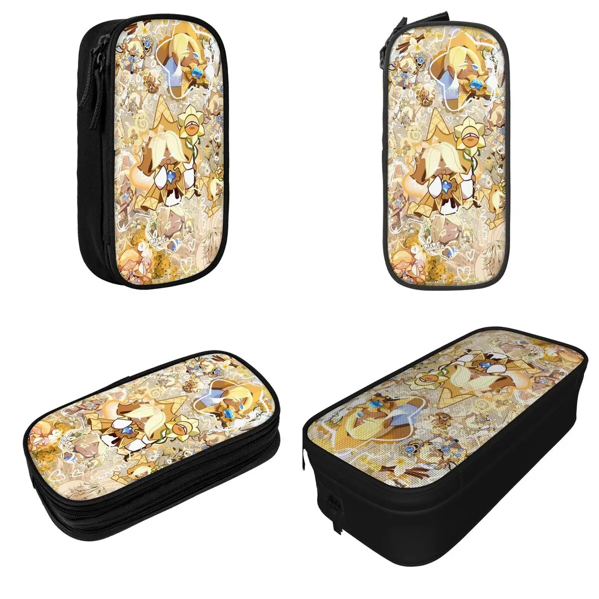 Lovely Cookie Run Pencil Case Video Games Pencil Box Pen Holder for Student Large Storage Bags Students School Gift Stationery
