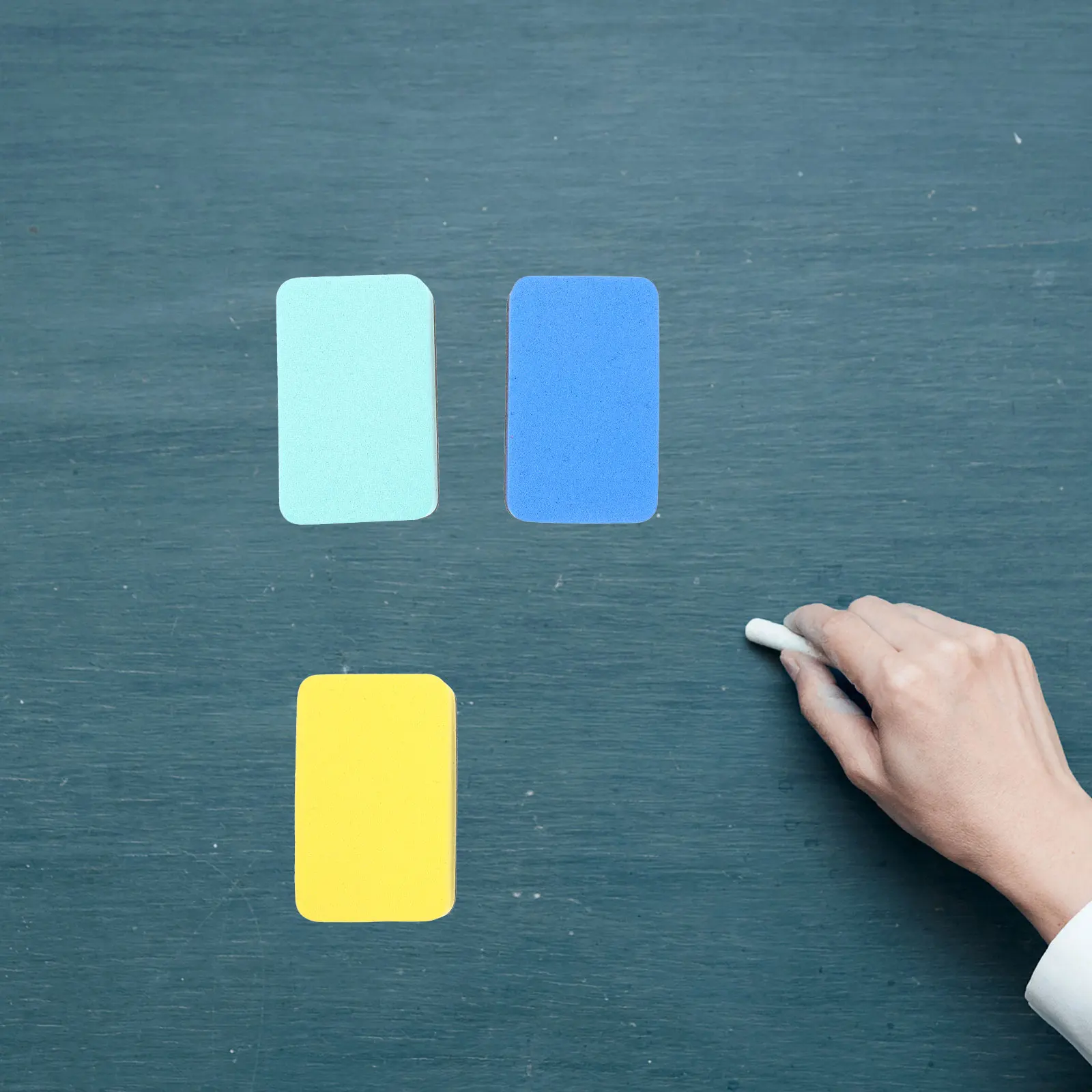 

15pcs Whiteboard Eraser Felt Cloth Dry Erase Classroom Office Home Use Washable Long Lasting Practical Student for Teachers