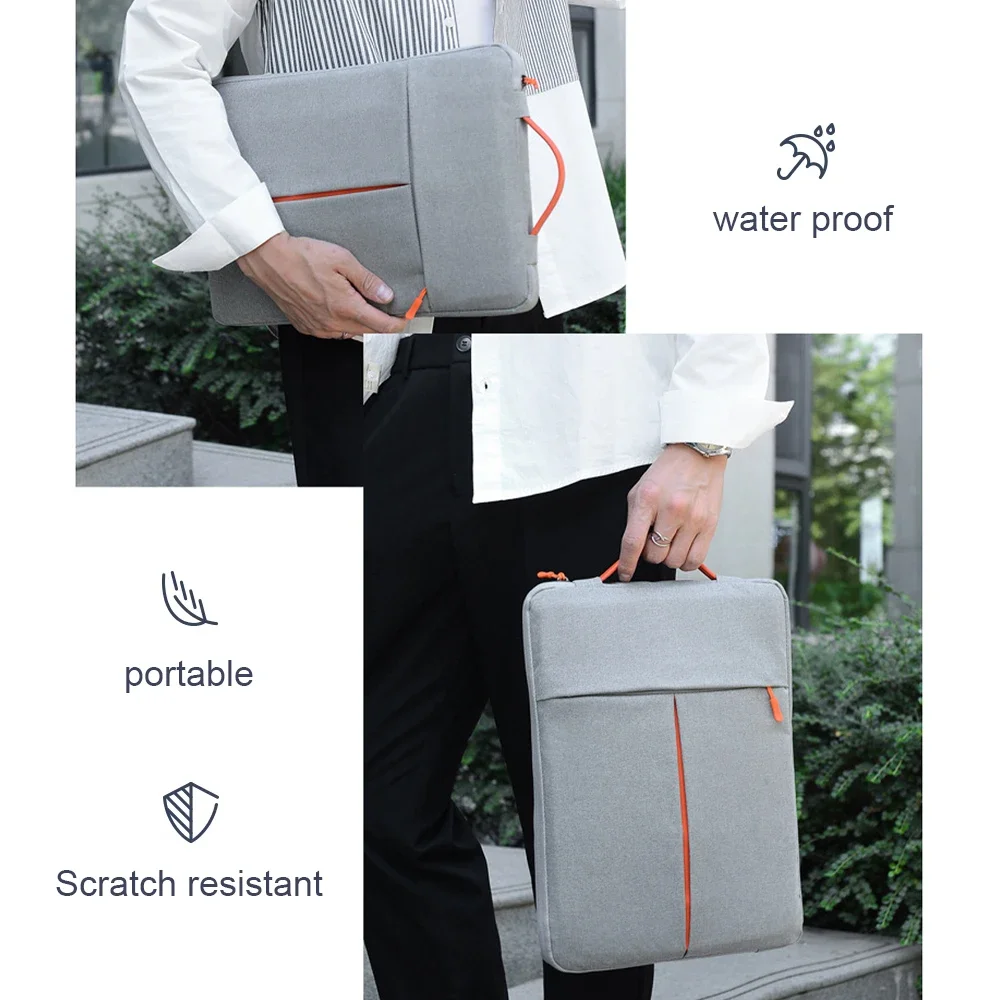 The New Laptop Bag for Macbook Air M2 Case 11-16 Inner Bladder for Macbook Pro Air M1 Lenovo Dell HP Huawei Xiaomi Denim Bag