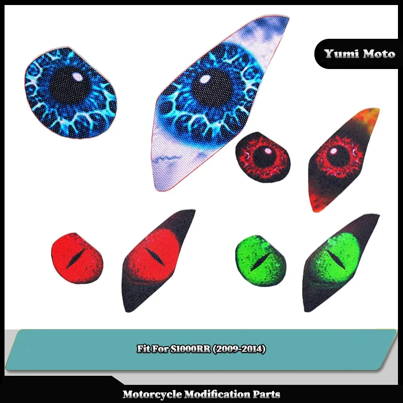 

Motorcycle Headlight Sticker Fit For BMW S1000RR 2009 S 1000 RR 2010 s1000rr 2011 2012 2013 2014 Decals Head Light 3D Guard
