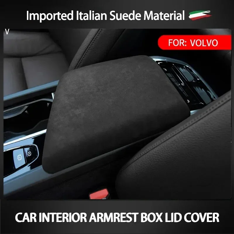 Alcan tara Car Center Console Lid Armrest Upper Outer Cover For Volvo XC60 S60 V60 2016 2017 2018 2019 2020 2021 2022 2023