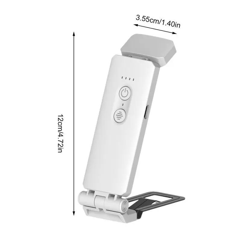 Clip-On LED Reading Light, Cartão da lâmpada, recarregável, cabeceira, Livro, Lâmpada de leitura para Dorm, Wall Mount, Lâmpada da noite, 500mAh