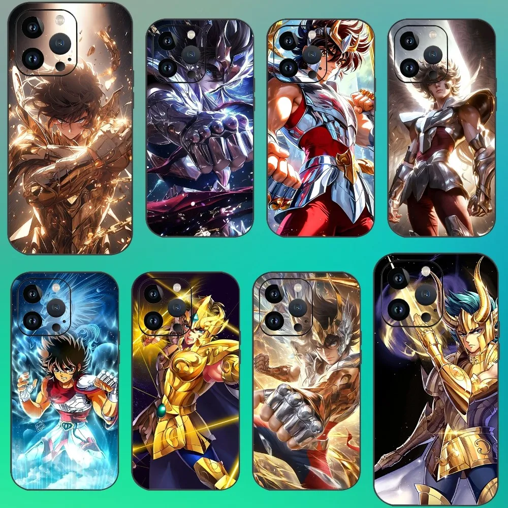 

Saint Seiya Knights Of The Zodiac Phone Case For Iphone 16 15 11 13 14 Pro Max 7 8 Plus X Xr Xs Max 12mini Cover Case