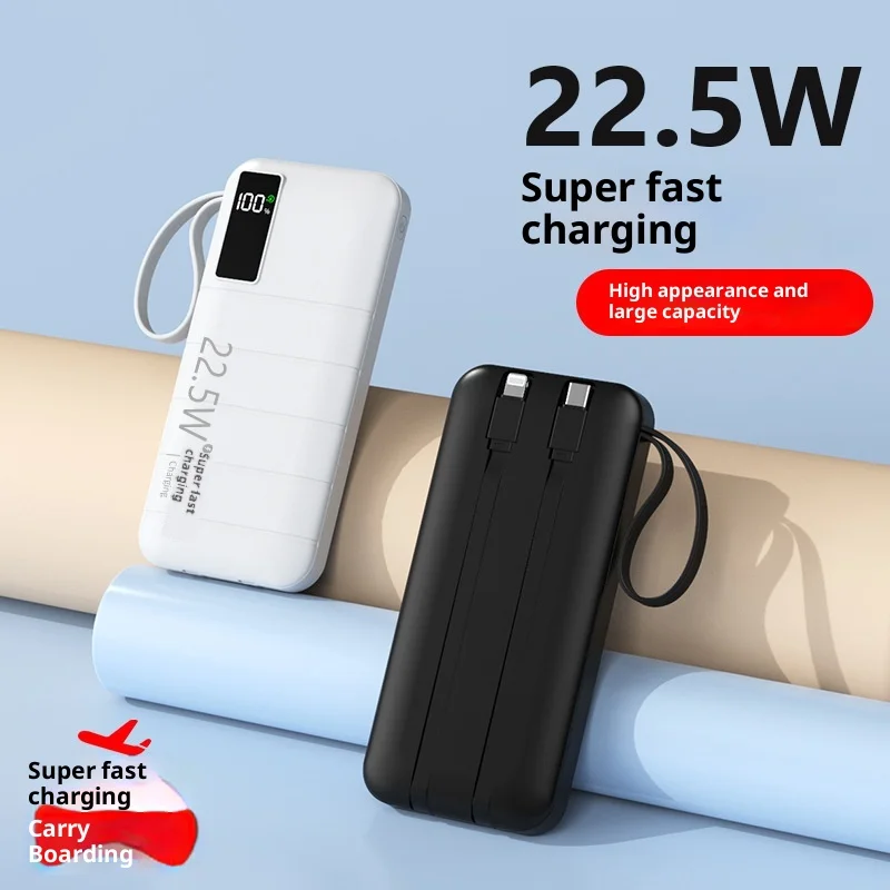 

Comes with line 20000 mAh fast power bank 22.5w portable gift mobile power supply power bank