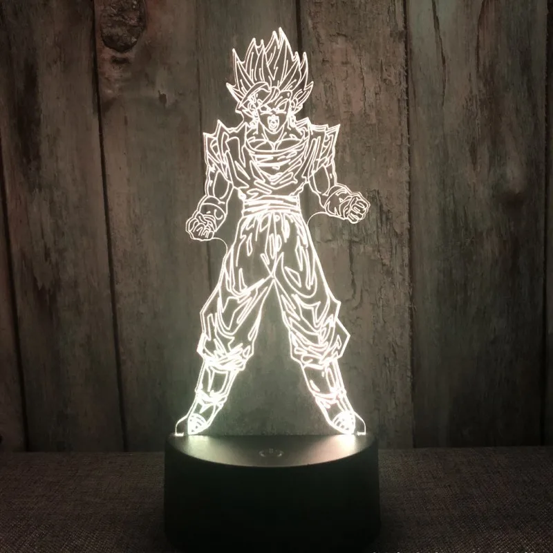 3D Night Light Anime Manga Led Lamp with Remote Control 16 Colors USB Plug for Bedroom Decor Birthday Gift LED Lamp Kid Present