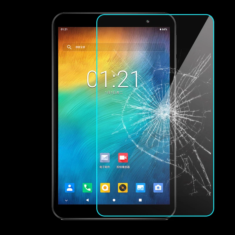 Protective Film Guard Tempered Glass Screen Protector For Teclast P80X Octa Core 4G Android 9.0  8 inch Tablet