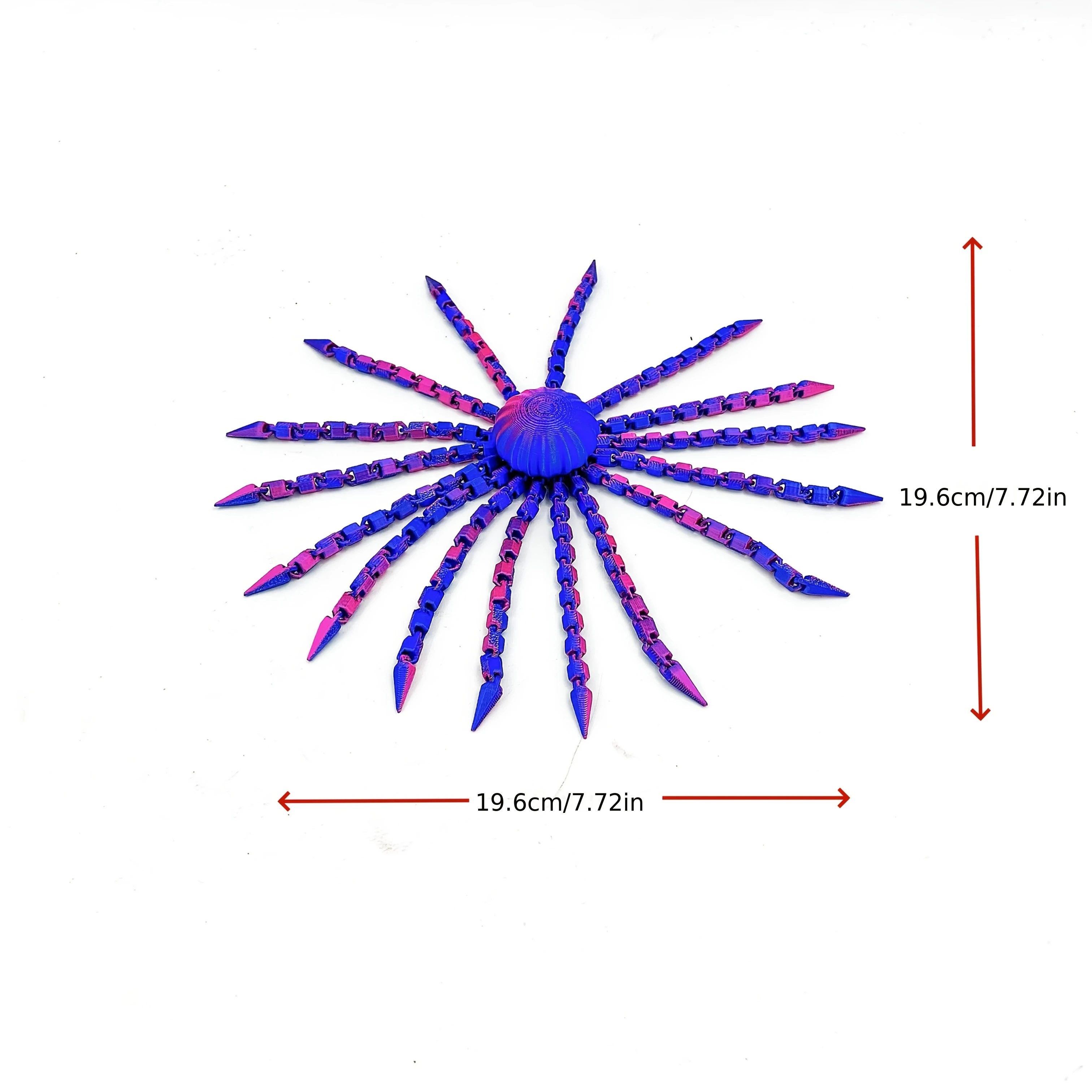 3D Printed Cute Octopus Ornament with Vibrant Gradient Colors, Perfect Gift for Thanksgiving and Easter to Give to Friends
