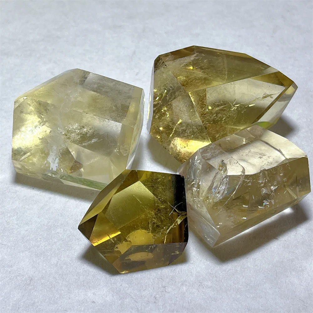 Citrine Free Form Stone Quartz Crystal Natural Mineral Reiki Energy Feng Shui Gemstone Decoration Healing Gemstone