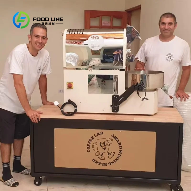 customized entry roaster drum baker 2kg commercial roasting equipment green bean for startup coffee roastery Africa