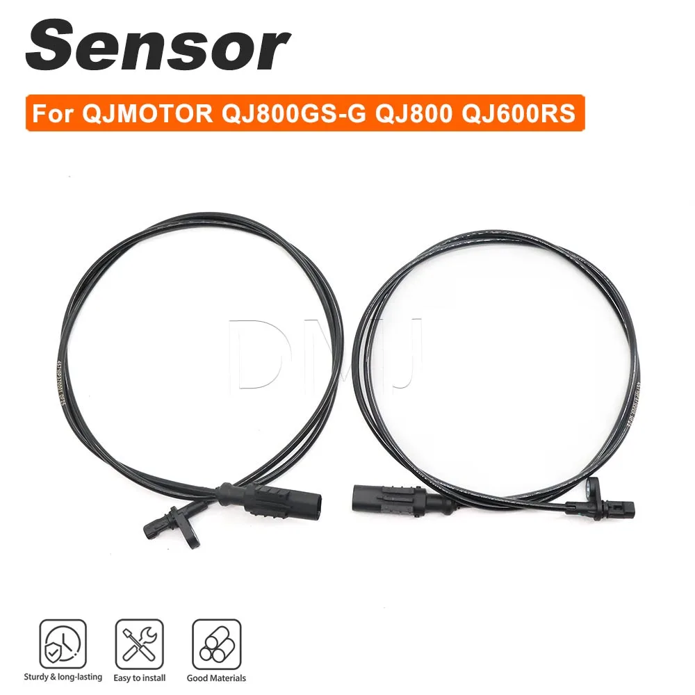 Motorcycle Accessories Front Rear Wheel ABS Speed Sensor For QJMOTOR QJ800GS-G QJ800 QJ600RS QJ 600RS 800
