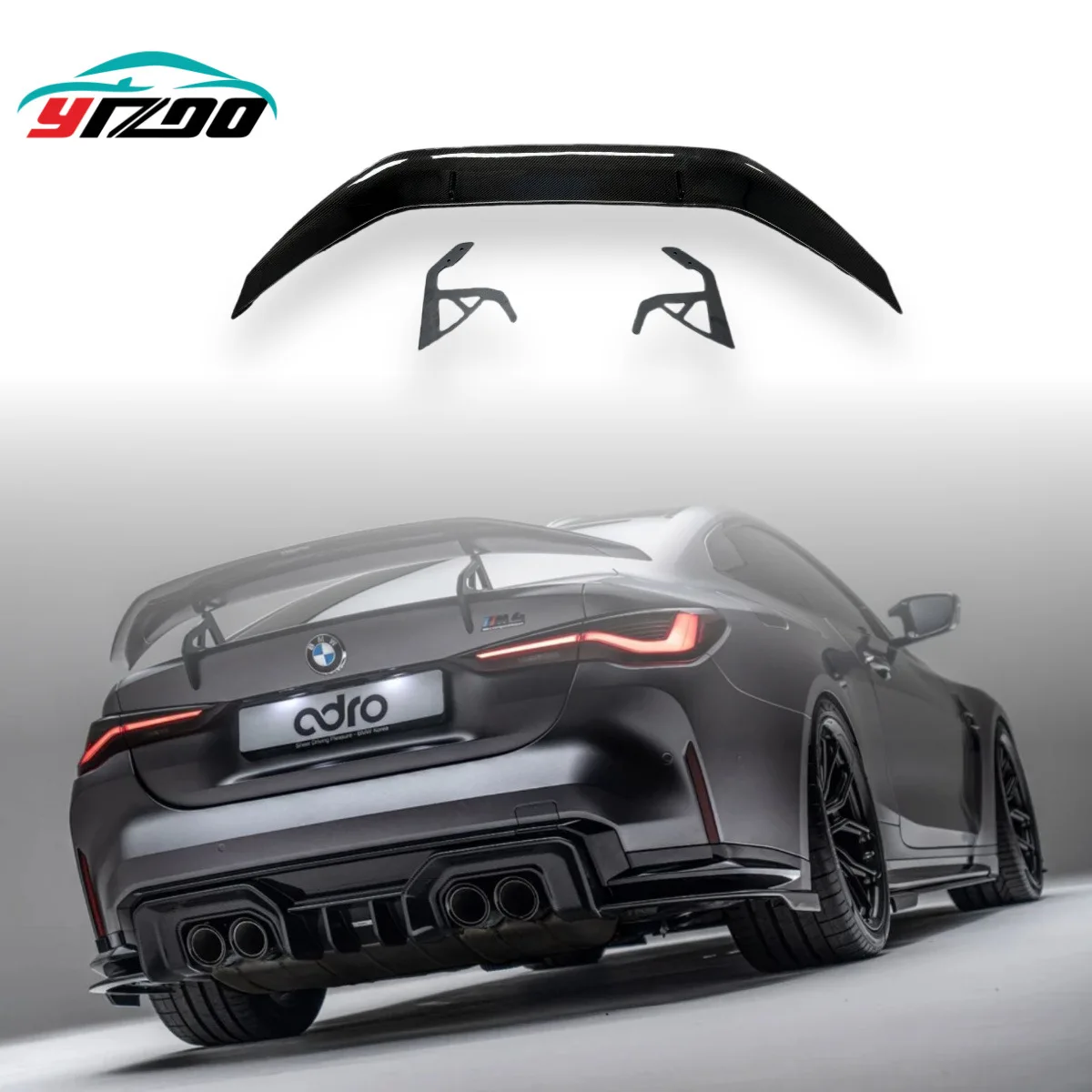 

For BMW 3 Series 4 Series M3 M4 G20 G28 G22 G23 G26 G80 G82 Rear trunk lid spoiler wing body sport modification kit