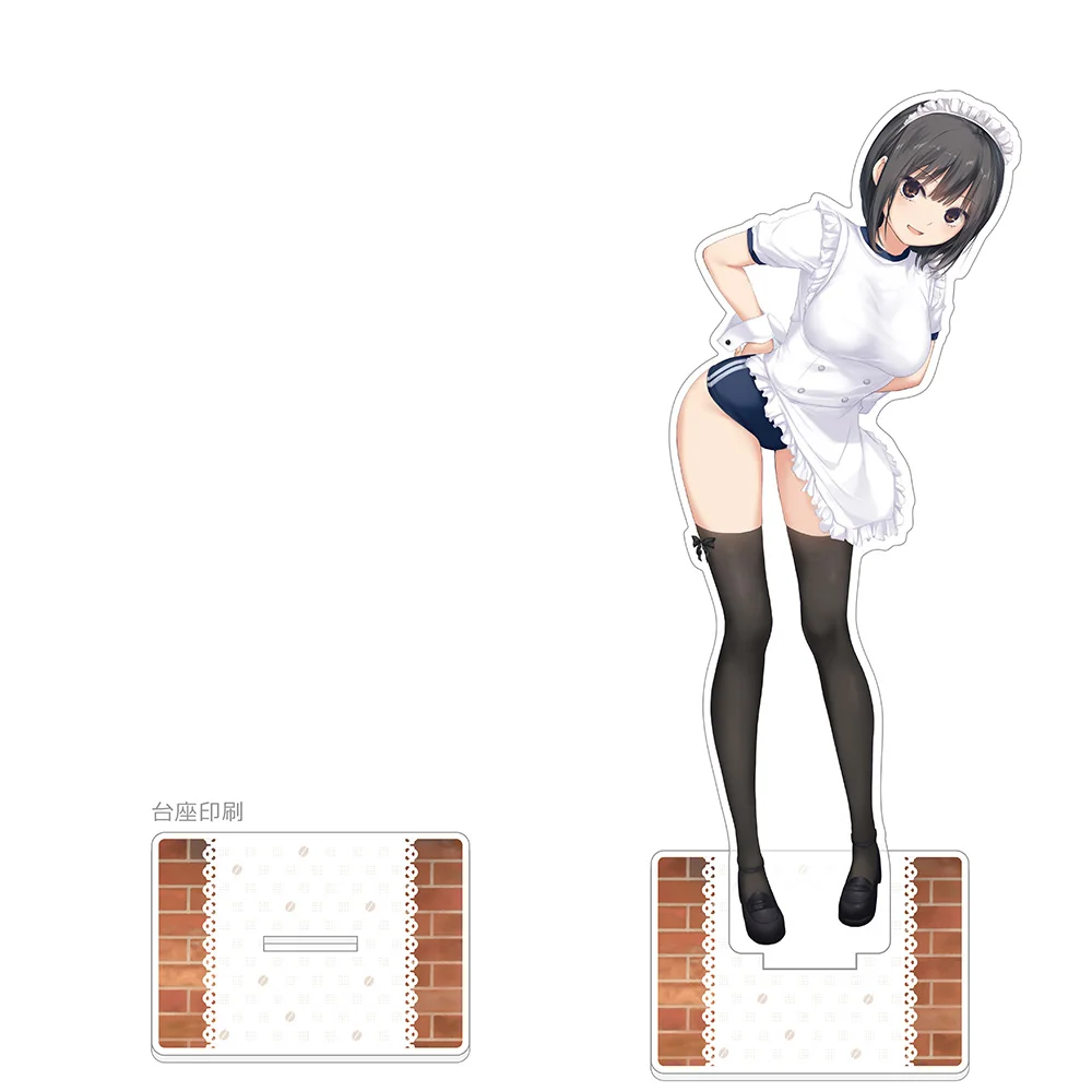 Anime Coffee Kizoku Acrylic Stand cartoon Girl Figures Sexy Cute Accessories Children Holiday Gift