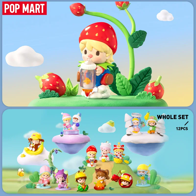 POP MART Sweet Bean Fruit World Adventure Series Figures POPMART Blind Box Action Figure