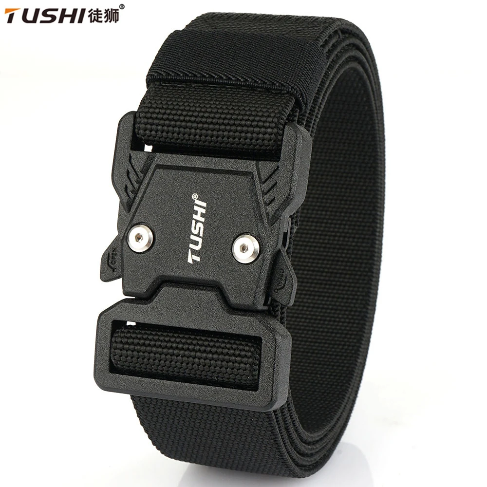 

Универсальные тактические ремни TUSHI для мужчин: прочные, регулируемые, для любителей активного отдыха. Подходят к брюкам и джинсам для мужчин и женщин.
