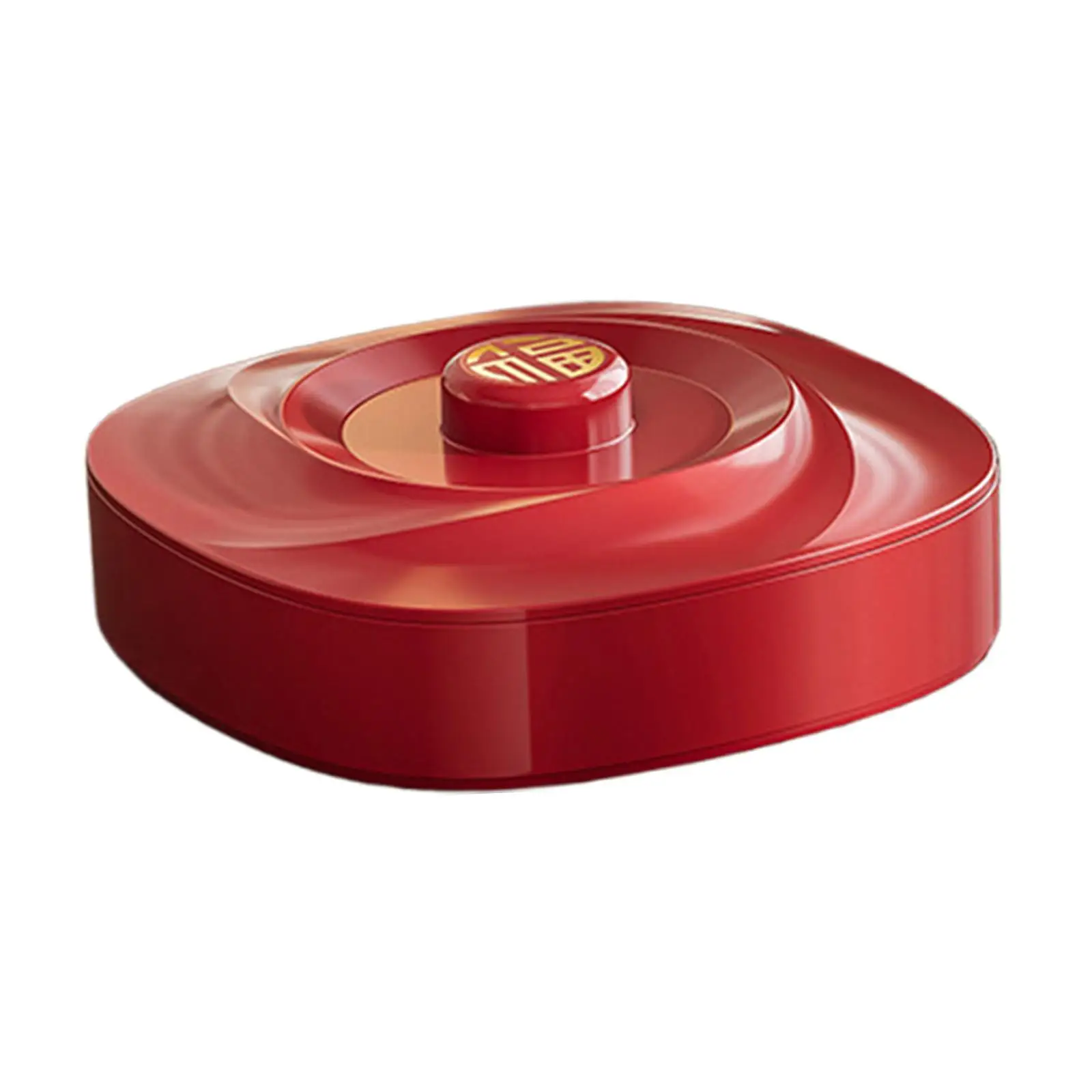 Multi Compartment Snack Tray with Lid for Wedding Events Nut Candy Serving Dish Plastic Party Appetizer Service Organizer