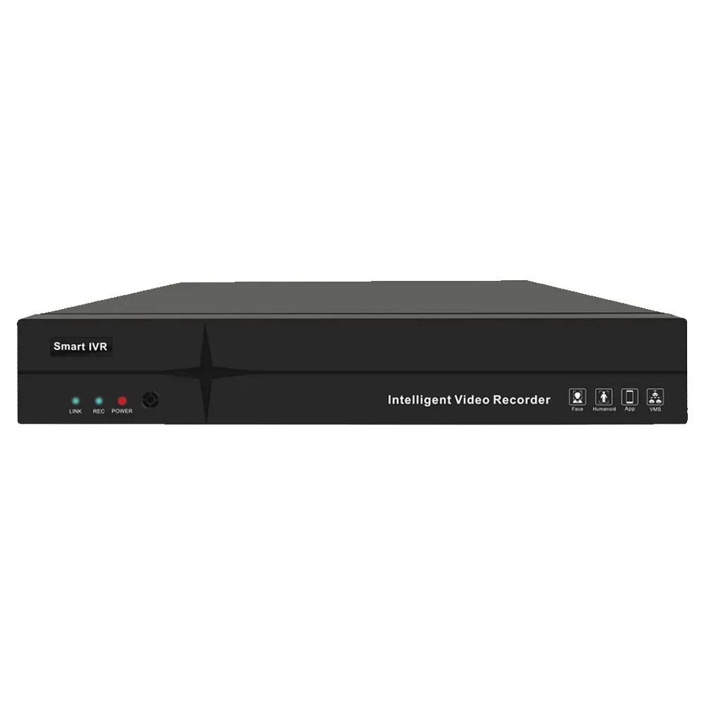 ANXINSHI 8*5MP Multi-Languages PoE HMDI 2 USB RCA OUTPUT NVR Digital Video Recorder