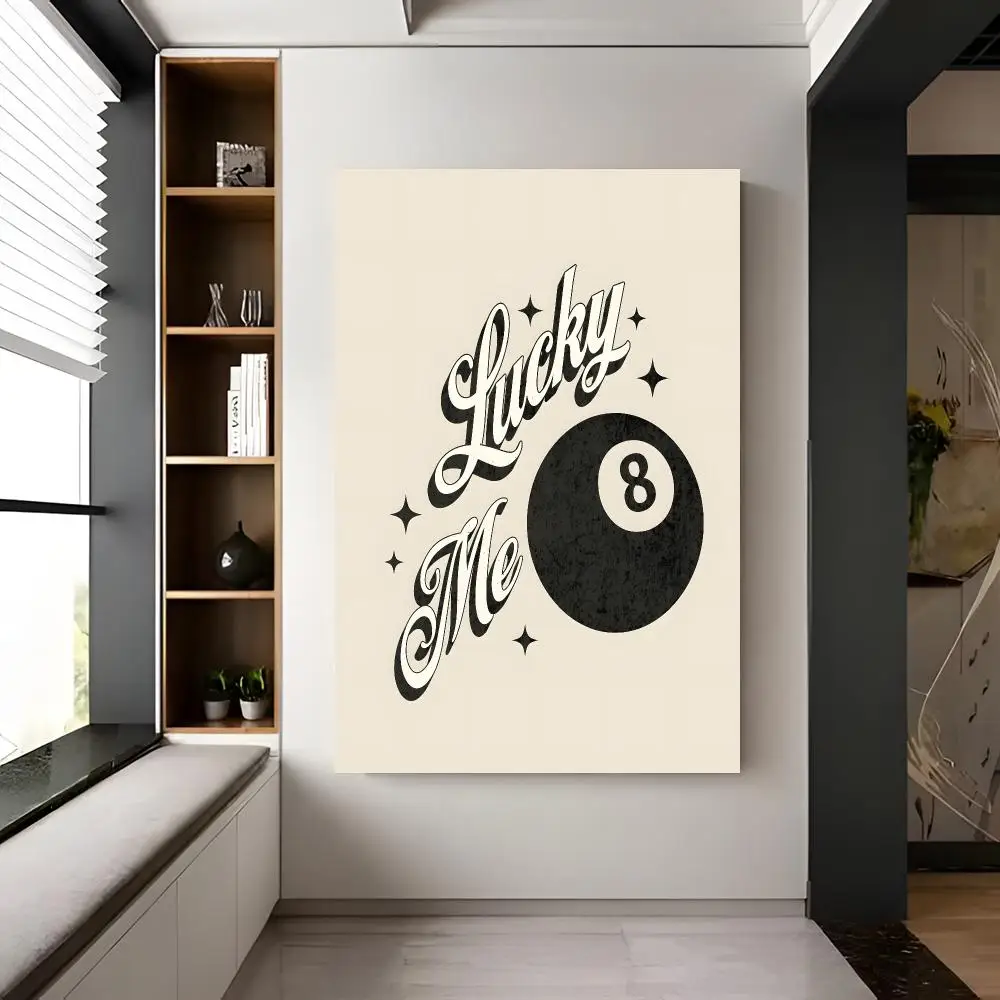 Gaming Concept L-luck8 Poster Modern Wall Decor Collection for Home Design