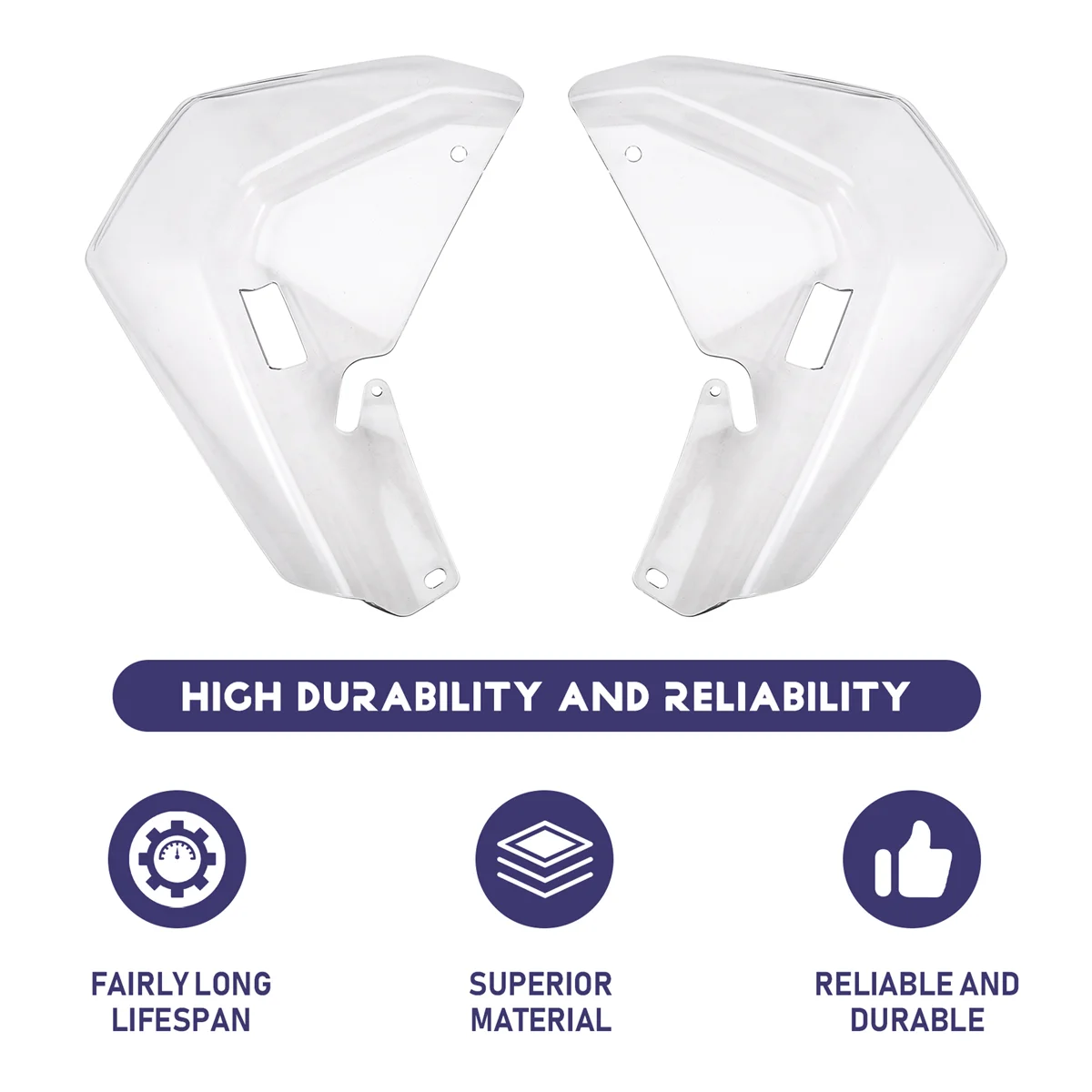 

Motorcycles Lower Air Deflectors for BMW R1300GS 2023-2025 Windshield R 1300 GS R1300 GS Side Spoilers Deflector,B