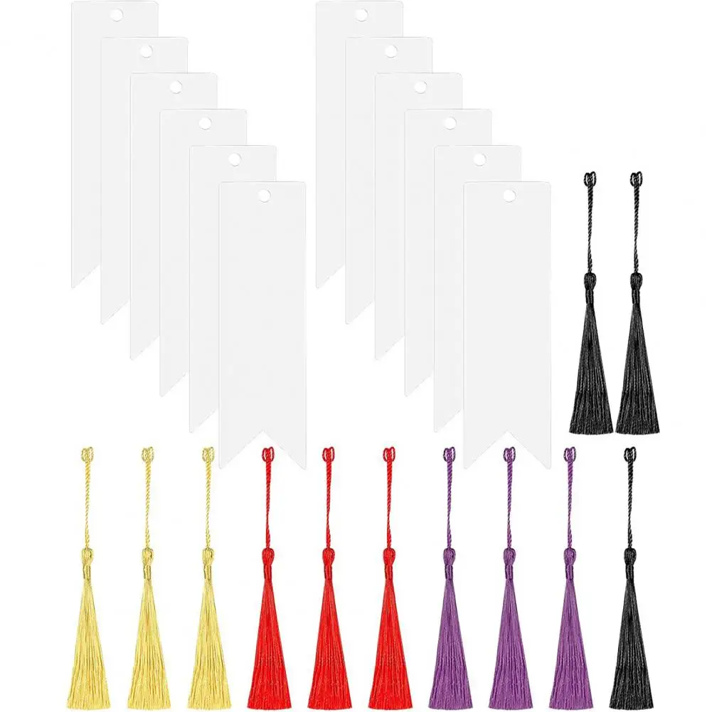 Reading Bookmark Portable Bookmark Acrylic Multi-use  Convenient Elegant Fine Texture Reading Bookmark