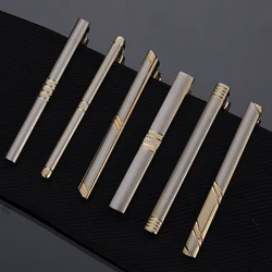 Copper 4cm Tie Clips Luxury For Mens Shirt Clothing Buttons Cheap Wedding Souvenirs Guests And Fathers Day Gift