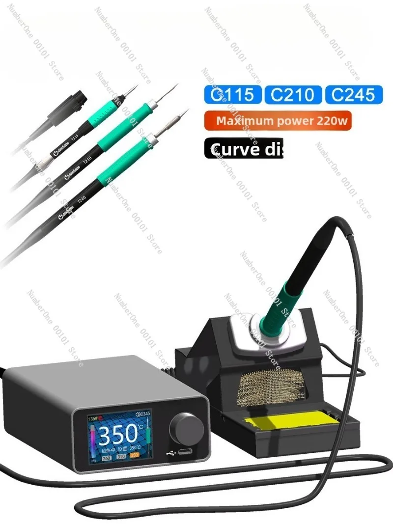 C245C210C115T12 Constant Temperature Curve Welding Table Polar Pershing GEEBOON Maintenance Electric Soldering Iron Over 203/936