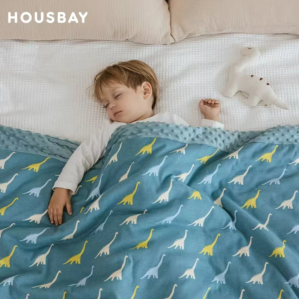 

Babies Autumn And Winter Bean Bag Quilt 120G Fleece Warm And Breathable Comforter Quilt For Infants Prevent Startle Jumps