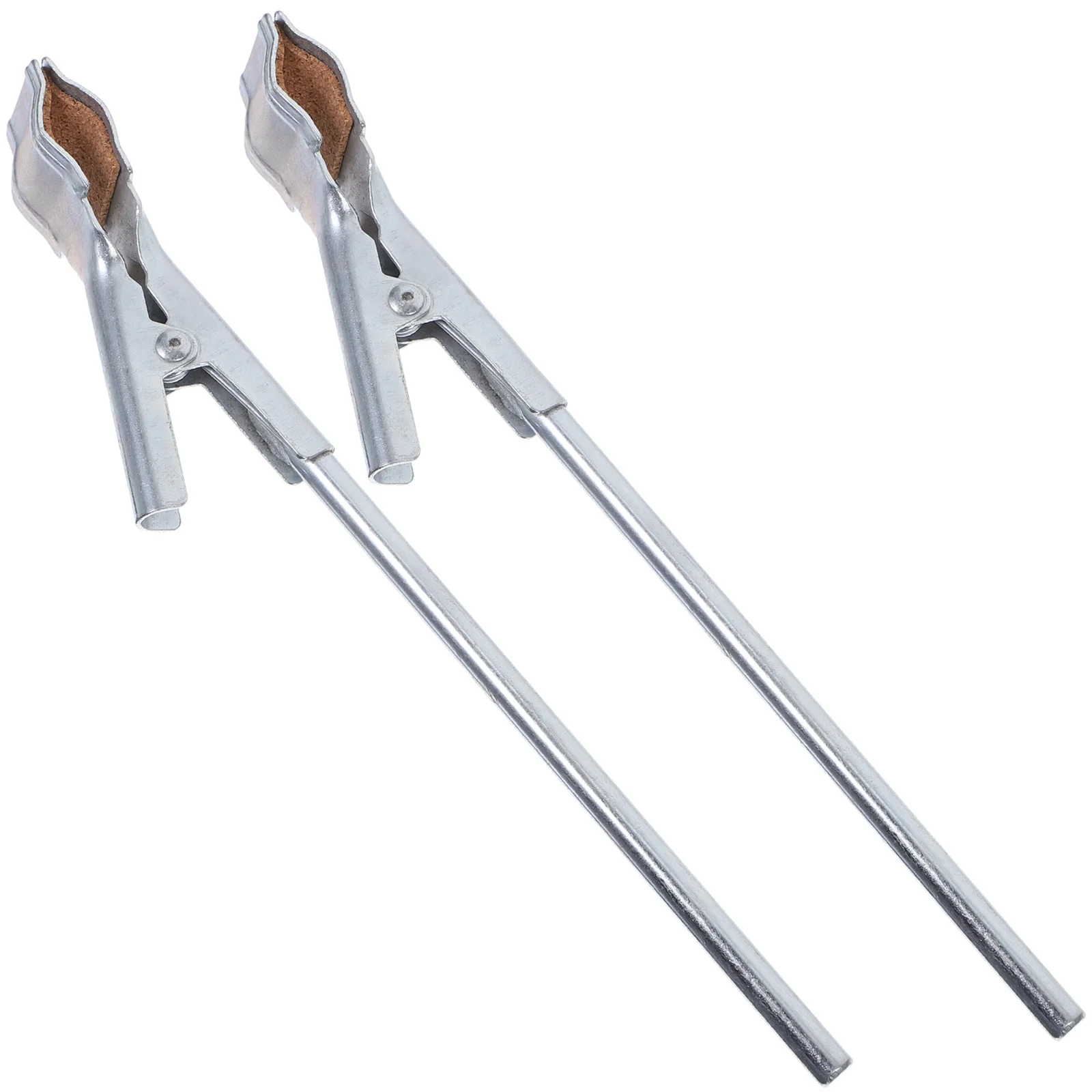

2 Pcs Test Tubes Clamp Holder Tool Adjustable Accessories Lab Silver Clamps Clip Stand