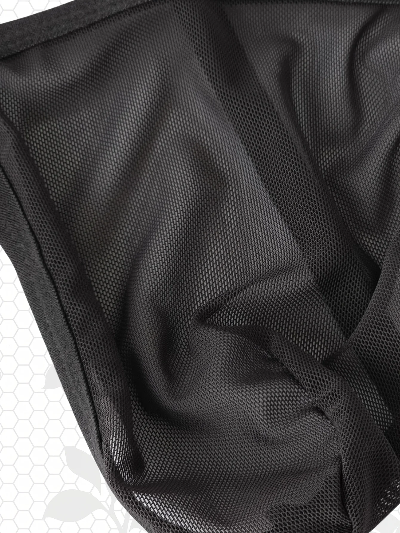 1 peça roupa íntima masculina elegante e sexy transparente tanga, malha de alta elasticidade, seda gelada, tamanho único