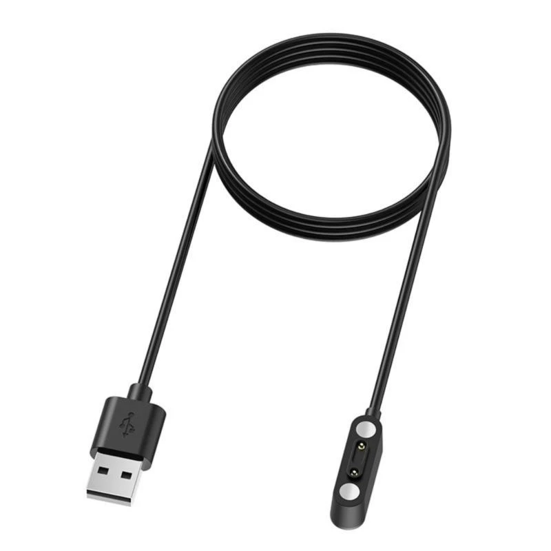 2Pin USB Charging Cable Fast Charging Cord for U1/U1Pro/2S/4/4X Kids Smartwatch 83CF